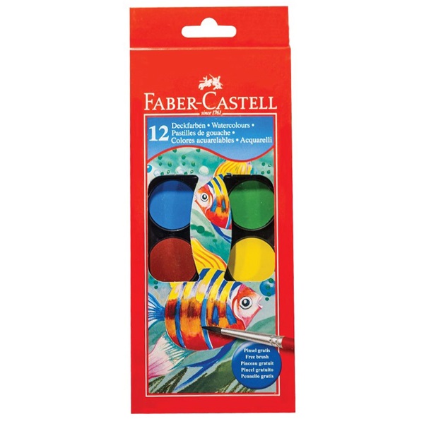Faber-Castell vízfesték szett 12db-os (125012)