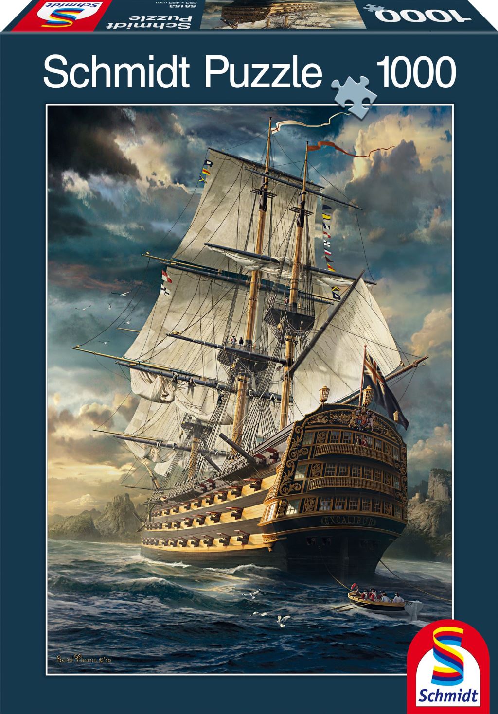 Schmidt Sails set, Sarel Theron 1000 db-os puzzle (58153, 14463-183) Schmidt Sails set, Sarel Theron 1000 db-os puzzle (58153, 14463-183)