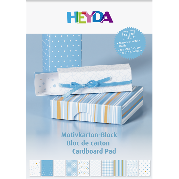Brunnen Heyda Kék A4 20 lapos kartonlap szett Brunnen Heyda Kék A4 20 lapos kartonlap szett