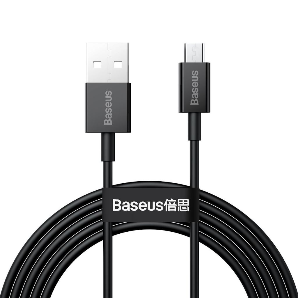 Baseus Superior Series USB-Micro USB kábel, 2A, 2m, fekete (CAMYS-A01) Baseus Superior Series USB-Micro USB kábel, 2A, 2m, fekete (CAMYS-A01)