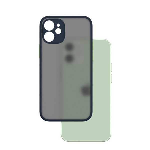 Cellect iPhone SE 2022/2020/8/7 műanyag tok kék zöld (CEL-MATT-IPHSE22-BLG)
