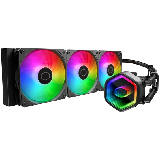Cooler Master MLW-D36M-A18PA-R1 MasterLiquid 360 Core II ARGB Vízhűtés/Univerzális Cooler Master MLW-D36M-A18PA-R1 MasterLiquid 360 Core II ARGB Vízhűtés/Univerzális