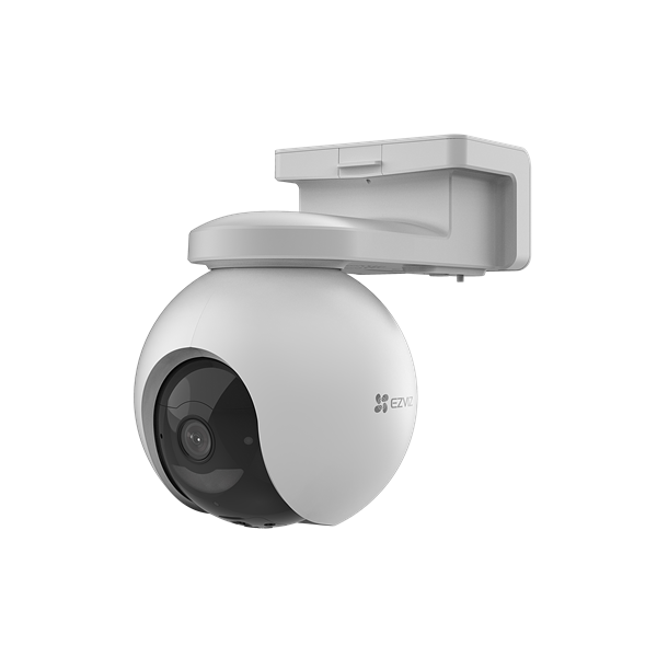 EZVIZ EB8 kültéri akkumulátoros 4G kamera, színes éjszakai látás, 360°- os panoráma kilátás, aktív sziréna védelem 512GB