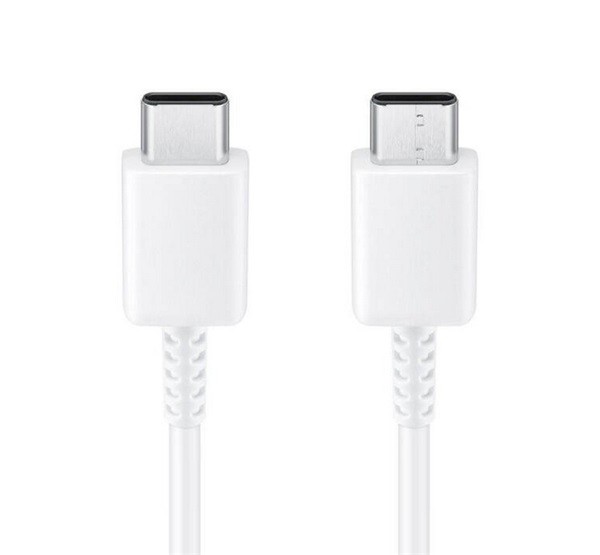 SAMSUNG adatkábel és töltő (Type-C - Type-C, 3A, 25W, gyorstöltés támogatás, 180cm) FEHÉR (EP-DW767JWE) SAMSUNG adatkábel és töltő (Type-C - Type-C, 3A, 25W, gyorstöltés támogatás, 180cm) FEHÉR (EP-DW767JWE)
