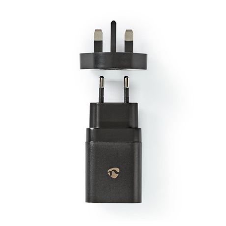 Nedis WCPD18WU102BK fali töltő 18W fekete