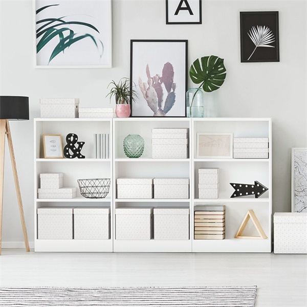 Esselte Home M méret 3db/csomag fehér tárolódoboz Esselte Home M méret 3db/csomag fehér tárolódoboz