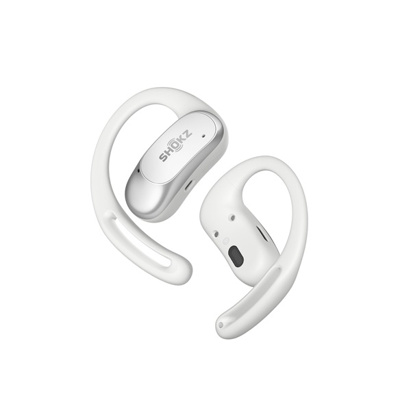 Shokz OpenFit Air. True Wireless Bluetooth fehér sport fülhallgató Shokz OpenFit Air. True Wireless Bluetooth fehér sport fülhallgató
