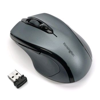 Kensington Pro Fit Mid-Size vezeték nélküli optikai egér fekete-szürke (K72423WW) Kensington Pro Fit Mid-Size vezeték nélküli optikai egér fekete-szürke (K72423WW)