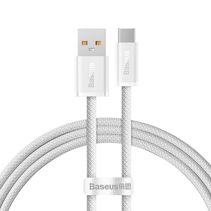 Baseus Dynamic Series USB – USB-C kábel 100W 1m fehér (CALD000602) Baseus Dynamic Series USB – USB-C kábel 100W 1m fehér (CALD000602)