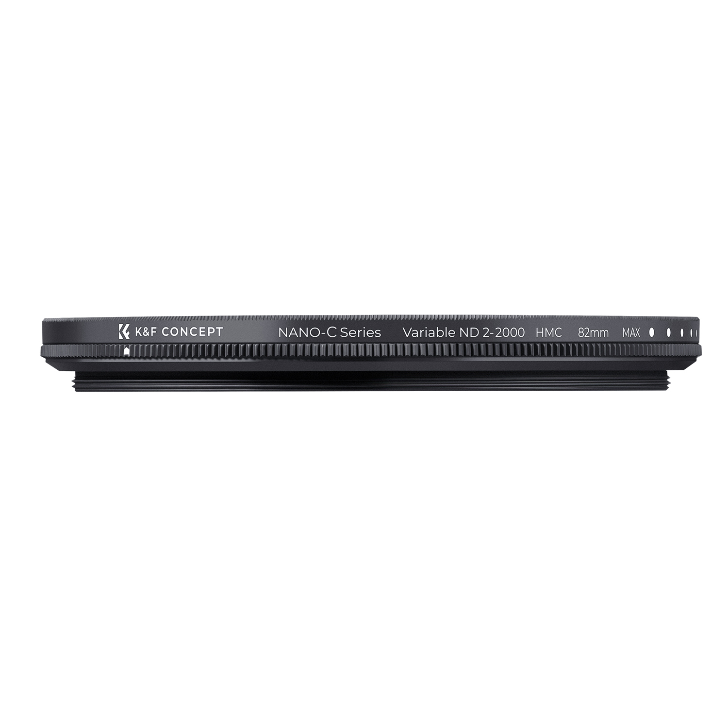 K&F Concept C Series Ultra-thin, VARIO ND 2-2000 változtatható szürkeszűrő, 77mm