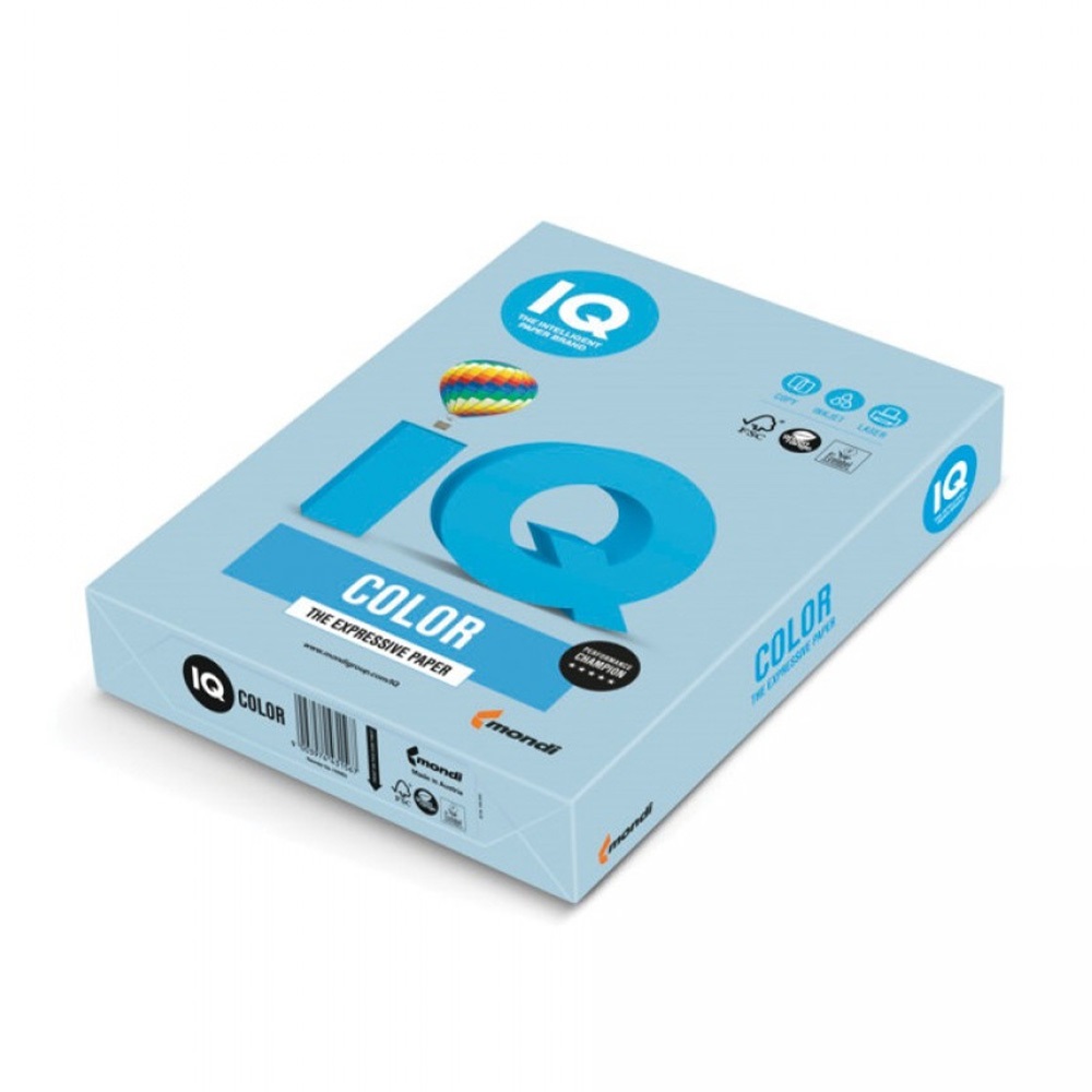 Mondi Másolópapír, színes, A4, 160g.  PBL29 250ív/csomag, pasztel kék