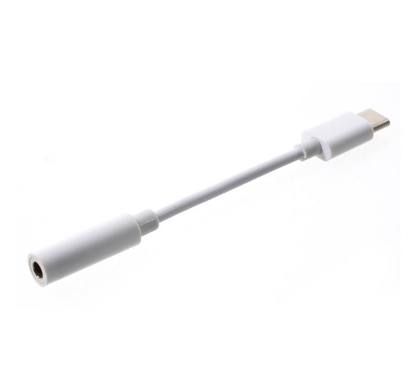 Audió adapter (Type-C, - 3.5mm jack aljzat) FEHÉR