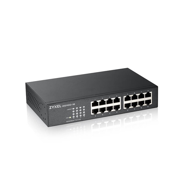 ZyXEL GS1100-16 16 Portos 10/100/1000 Switch (GS1100-16-EU0103F) ZyXEL GS1100-16 16 Portos 10/100/1000 Switch (GS1100-16-EU0103F)