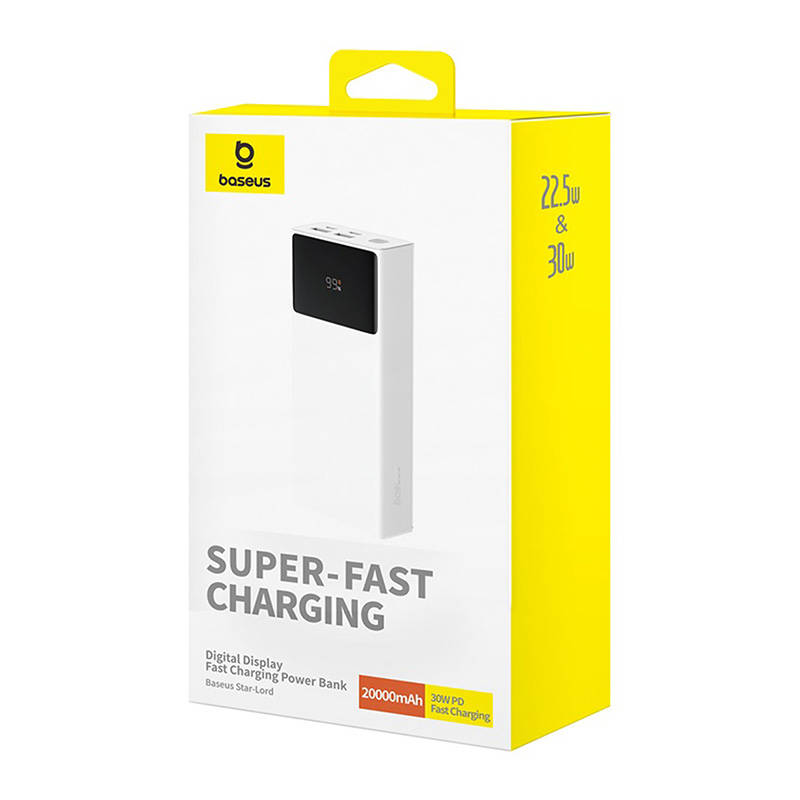 Powerbank Baseus OS Star-Lord 20000mAh, 30W (white)