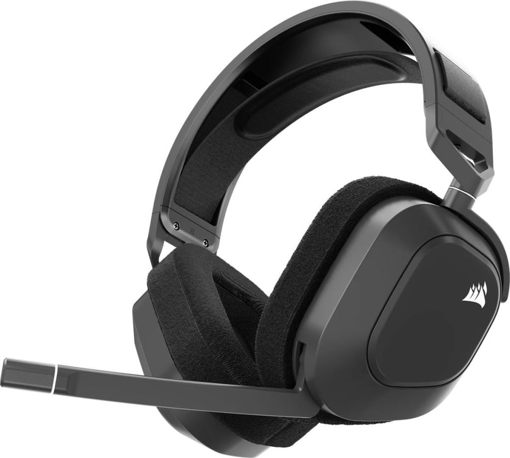 CORSAIR HS80 MAX Wireless Headset, Carbon CORSAIR HS80 MAX Wireless Headset, Carbon