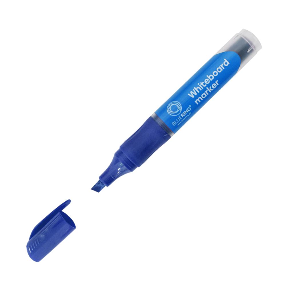 Bluering Táblamarker 2,2-5,2mm, vágott hegyű, cserélhető betétes,  kék