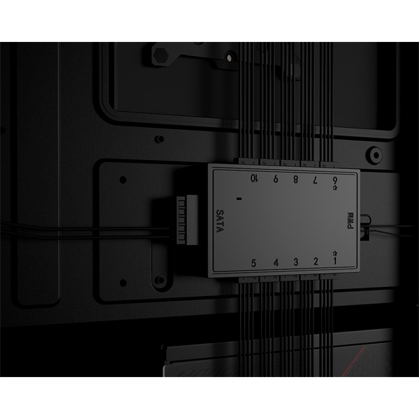 ID-Cooling   FH-10 PWM  10 db 4pin Ventilátor tápkábel elosztó