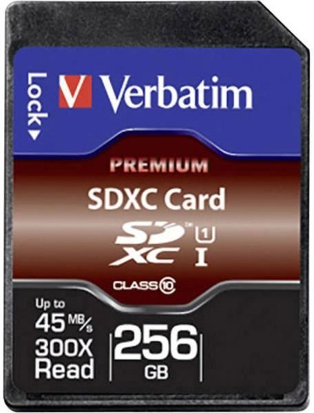 256GB SDXC Verbatim CL10 UHS-I Premium memóriakártya (44026) 256GB SDXC Verbatim CL10 UHS-I Premium memóriakártya (44026)