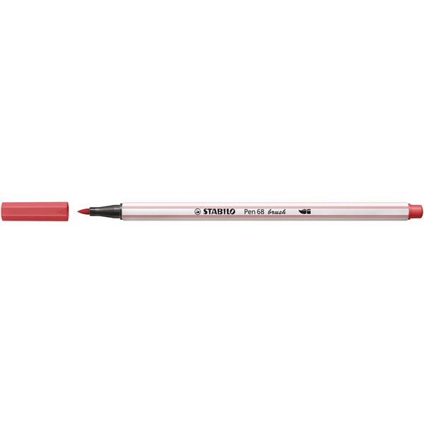Stabilo Pen 68 brush rozsdavörös ecsetfilc Stabilo Pen 68 brush rozsdavörös ecsetfilc