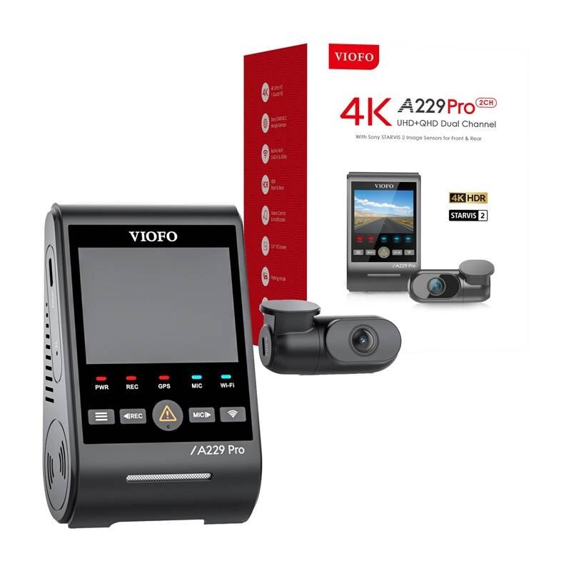 VIOFO A229 PRO 2CH 4K + 2K WiFi  GPS