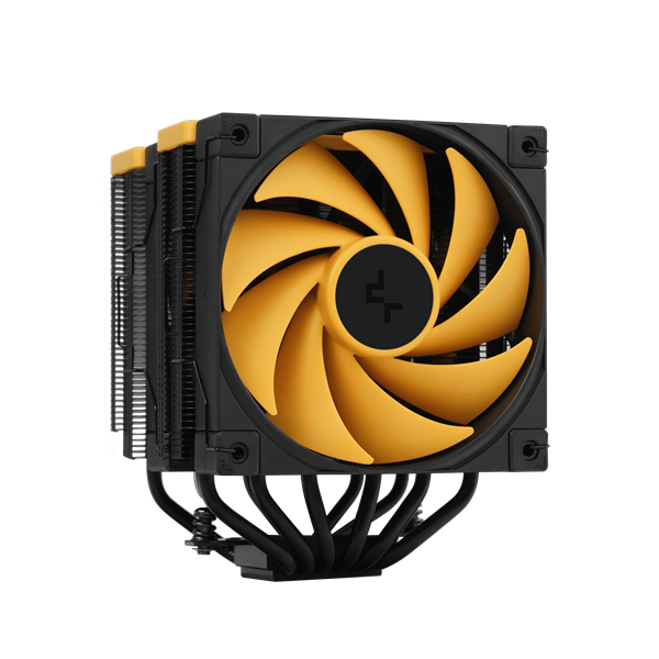DeepCool CPU Cooler - AK620 Zero Dark Zoria (28 dB; max, 117,21 m3/h; 4pin csatlakozó, 6 db heatpipe, 2x12cm, PWM)