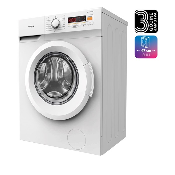 Vivax WFL-120615B keskeny elöltöltős mosógép