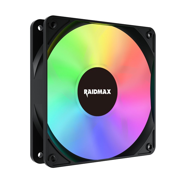 RAIDMAX X-AIR 120mm PWM RGB fekete ventilátor RAIDMAX X-AIR 120mm PWM RGB fekete ventilátor