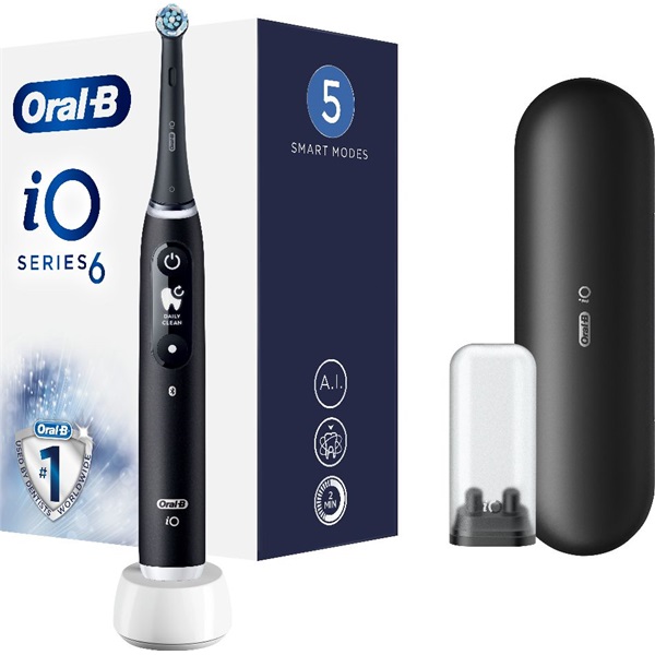Oral-B iO Series 6 fekete elektromos fogkefe Oral-B iO Series 6 fekete elektromos fogkefe