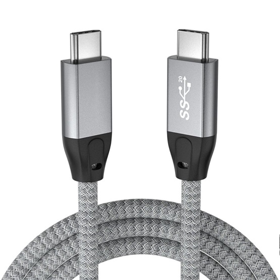 AVAX CB901 THUNDER 3.2 Type C 100W/10Gbps 1m fonott kábel viharszürke AVAX CB901 THUNDER 3.2 Type C 100W/10Gbps 1m fonott kábel viharszürke