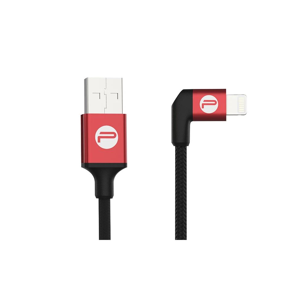 PGYTECH 350mm hosszú usb-lightning kábel fekete PGYTECH 350mm hosszú usb-lightning kábel fekete