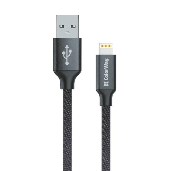 COLORWAY CW-CBUL004-BK COLORWAY Kábel, Cable USB Apple Lightning 1m 2.1A black (CW-CBUL004-BK) COLORWAY CW-CBUL004-BK COLORWAY Kábel, Cable USB Apple Lightning 1m 2.1A black (CW-CBUL004-BK)