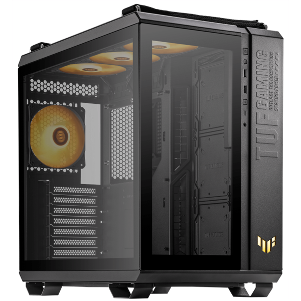 ASUS Ház TUF Gaming GT502 Plus, 750W (PRIME-750B-BLACK), Fekete, Üvegfalú