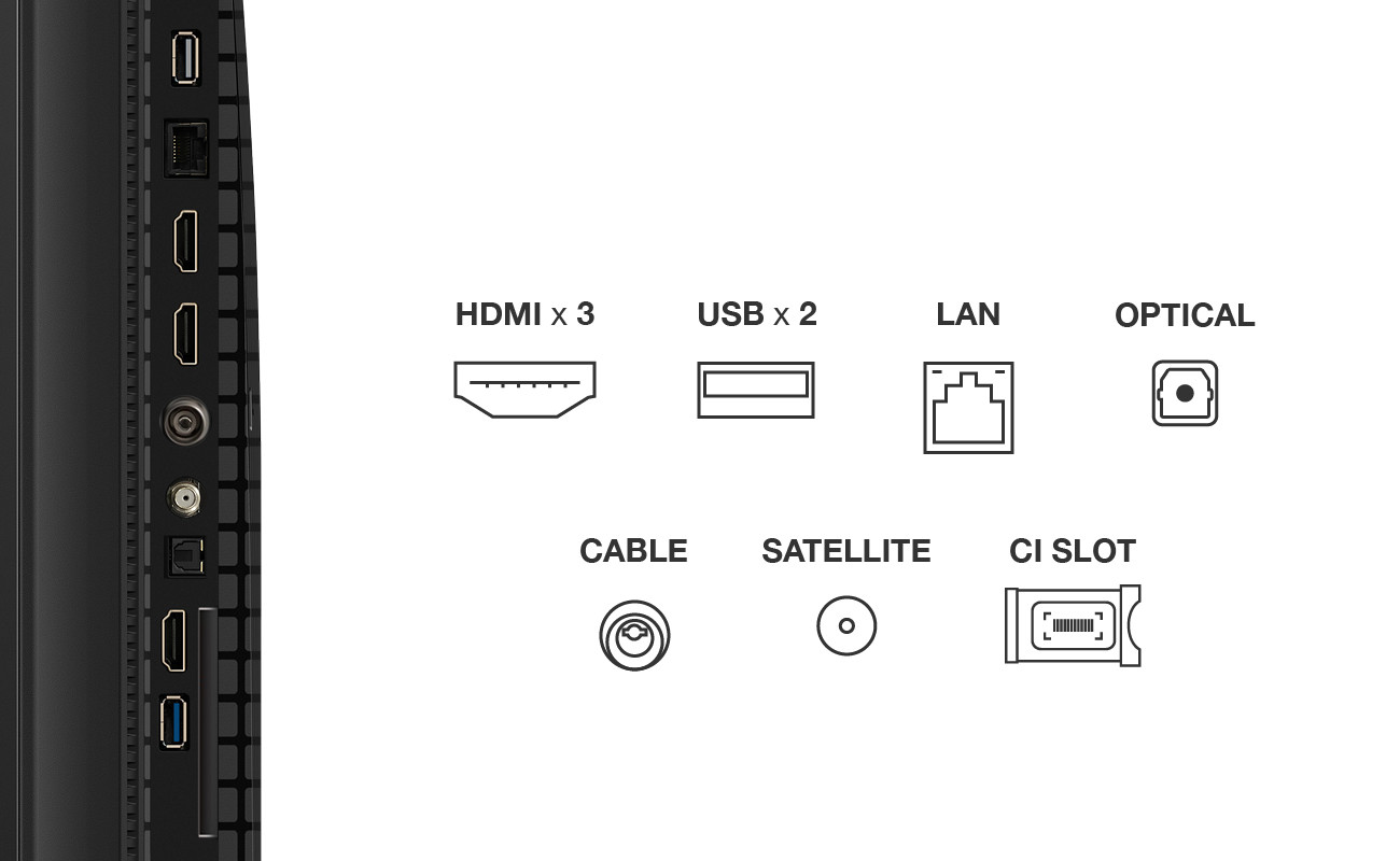 TCL 55P7K Televízió