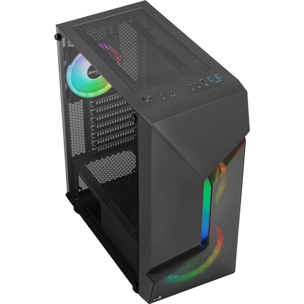 Aerocool Scape ARGB (Scape-G-BK-v3) táp nélküli ablakos ház fekete (ACCM-PV36133.11) Aerocool Scape ARGB (Scape-G-BK-v3) táp nélküli ablakos ház fekete (ACCM-PV36133.11)