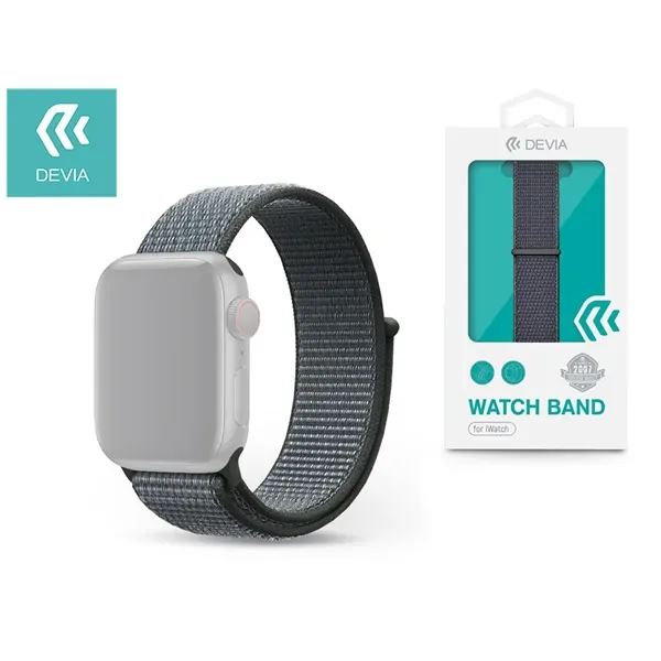 Devia ST326318 Apple Watch sport óraszíj szürke