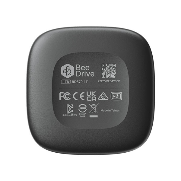 Synology BeeDrive BDS70-1T 1TB USB3.2 Külső HDD Fekete Synology BeeDrive BDS70-1T 1TB USB3.2 Külső HDD Fekete