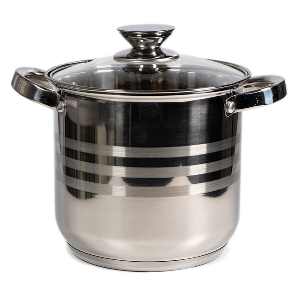 TOO LP-7171-4L  4,3 liter fazék/lábas+fedő 18 x 17cm  prémium rozsdamentes edény