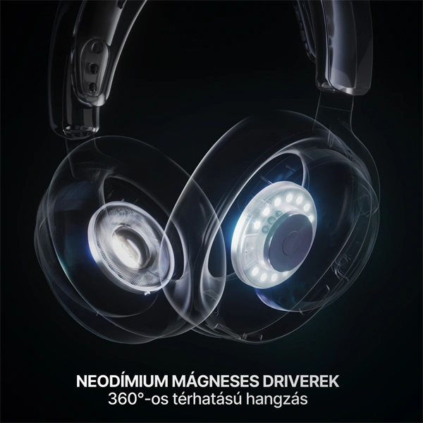 Steelseries Arctis Nova 7 Gen 2 Wireless Bluetooth Gaming Headset Fekete