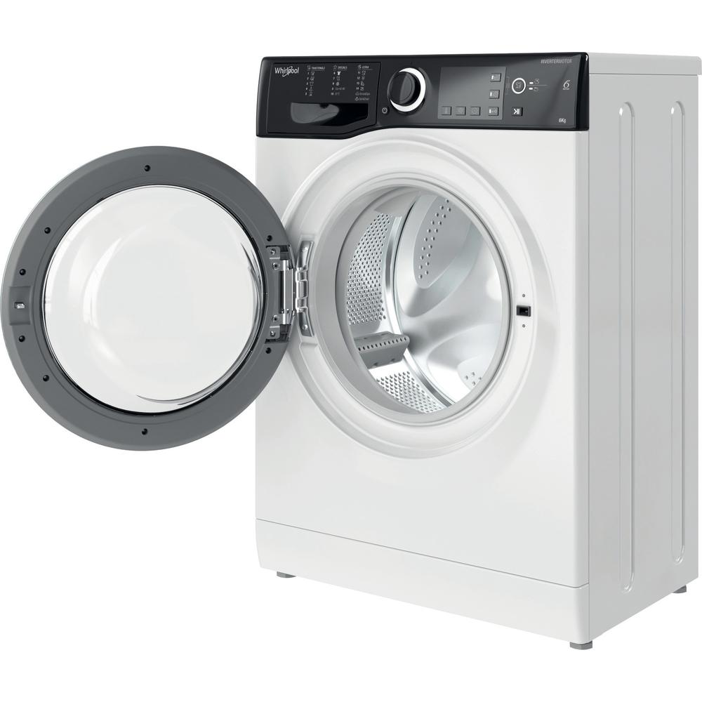 Whirlpool WRBSB 6249 S EU Elöltöltős mosógép – 6 kg, 1200 ford./perc, C Energiaosztály, 6. Érzék technológia, My program