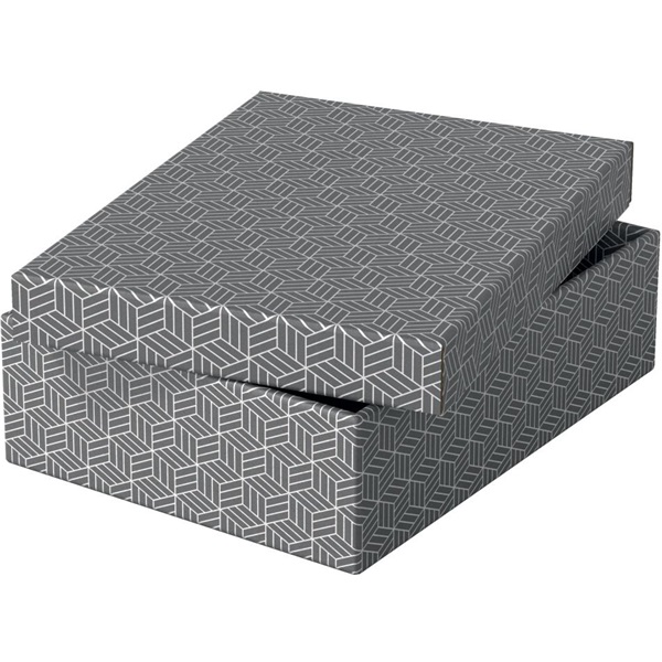 Esselte Home 3db/csomag szürke ajándék/tárolódoboz Esselte Home 3db/csomag szürke ajándék/tárolódoboz