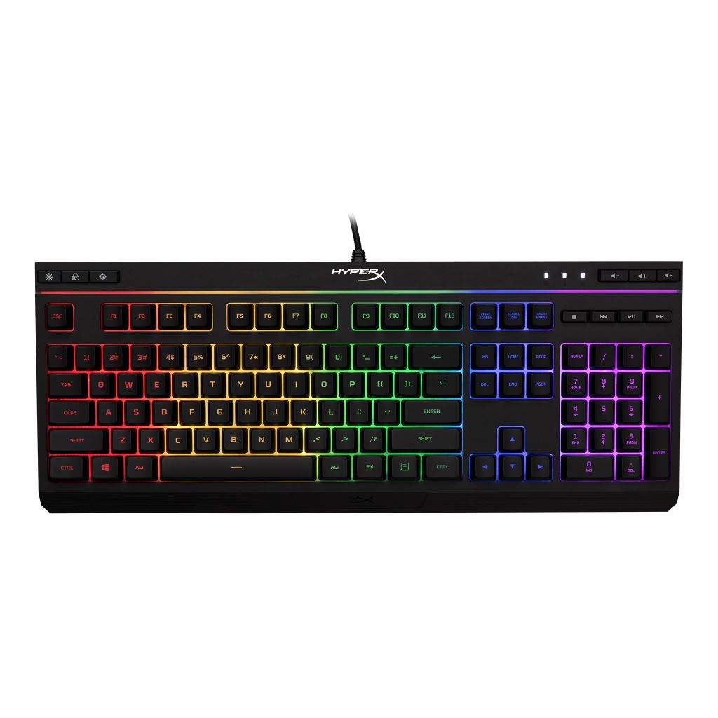 HyperX Alloy Core RGB US Gaming billentyűzet fekete (HX-KB5ME2-US / 4P4F5AA#ABA) HyperX Alloy Core RGB US Gaming billentyűzet fekete (HX-KB5ME2-US / 4P4F5AA#ABA)