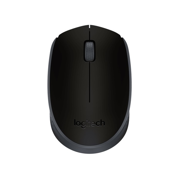 Logitech M171 vezeték nélküli egér fekete-szürke (910-004424) USB
