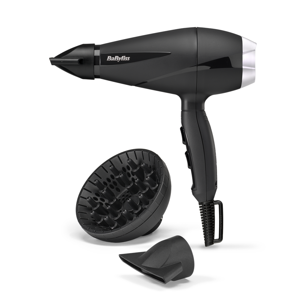 BaByliss 6710DE Style Pro Ionos hajszárító  AC motor 2100W Fekete-ezüst