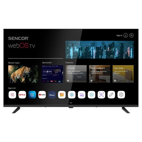 Sencor SLE 43FS801TCSB FHD webOS SMART LED TV
