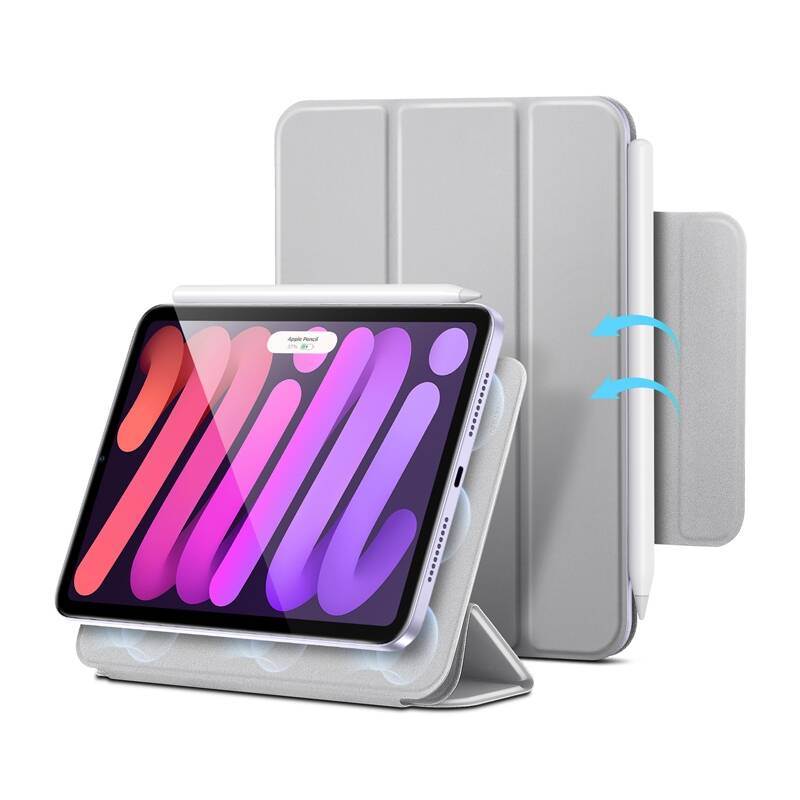 ESR Rebound mágneses tok iPad mini 6/A17 Pro készülékhez Szürke 