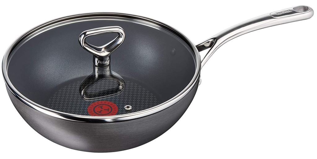 Tefal H9039246 Reserve Collection wok serpenyő fedővel 28cm