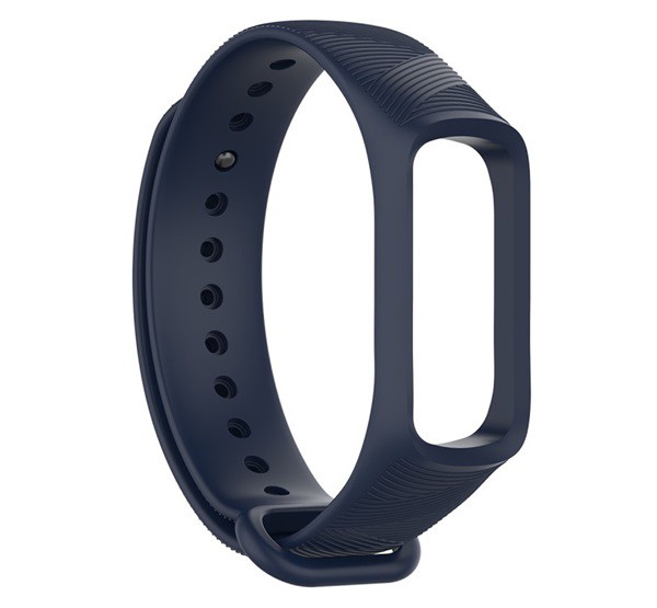 Pótszíj (szilikon, állítható, speciális) SÖTÉTKÉK [Samsung Galaxy Fit E Sport (SM-R375)]