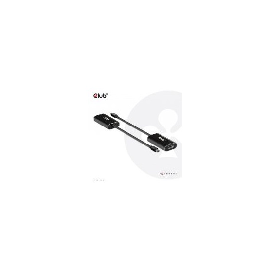  Club3D Mini DisplayPort 1.4 to HDMI 4K120Hz with DSC1.2 Active Adapter M/F