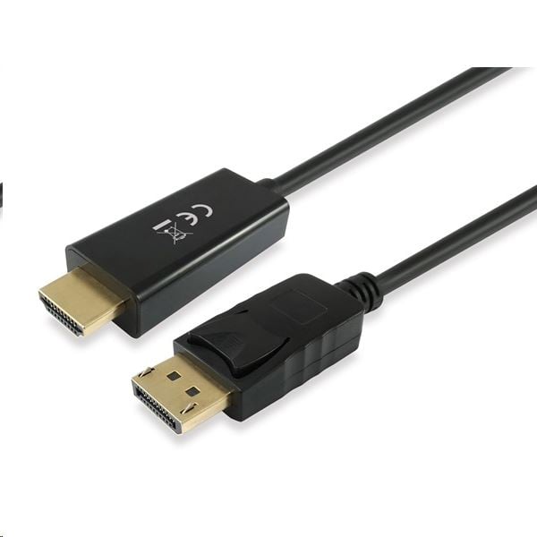 Equip DisplayPort - HDMI kábel, apa/apa, 3m (119391) Equip DisplayPort - HDMI kábel, apa/apa, 3m (119391)