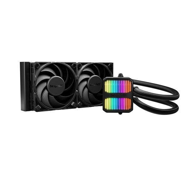 Be Quiet! SILENT LOOP 3 240mm Black 2x120mm csatlakozó: 3pin cső hossza: 400mm CPU Water Cooler Fekete Be Quiet! SILENT LOOP 3 240mm Black 2x120mm csatlakozó: 3pin cső hossza: 400mm CPU Water Cooler Fekete